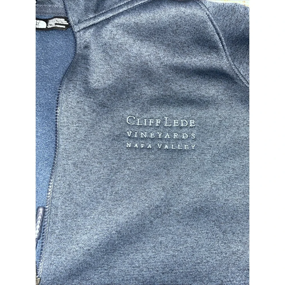 The North Face Men's Blue‎ Long Sleeve Logo Zip Up Jacket Size XL (2122)